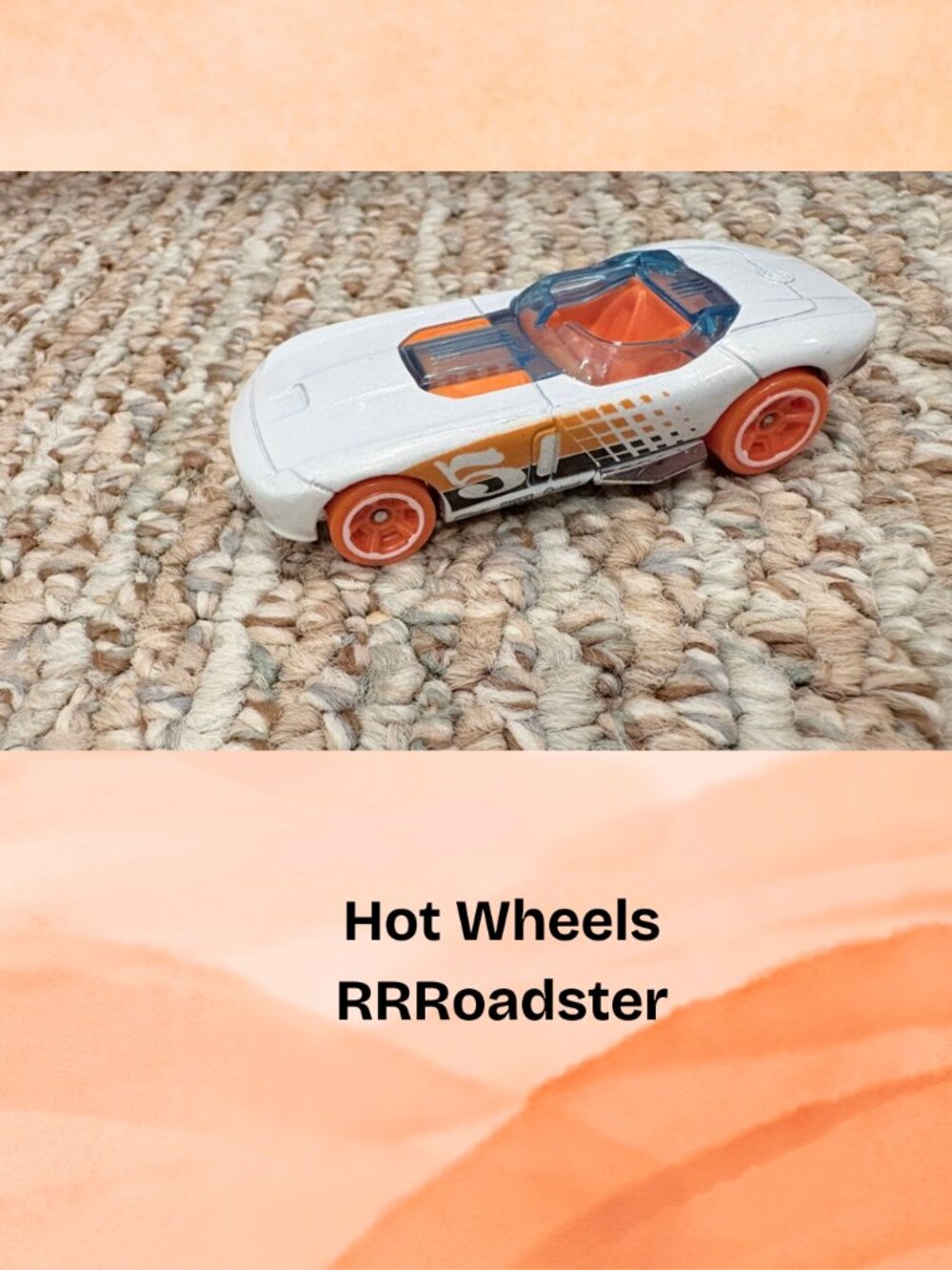 Hot Wheels RRRoadster Die Cast British Convertible